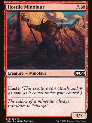 Hostile Minotaur (Core Set 2020)
