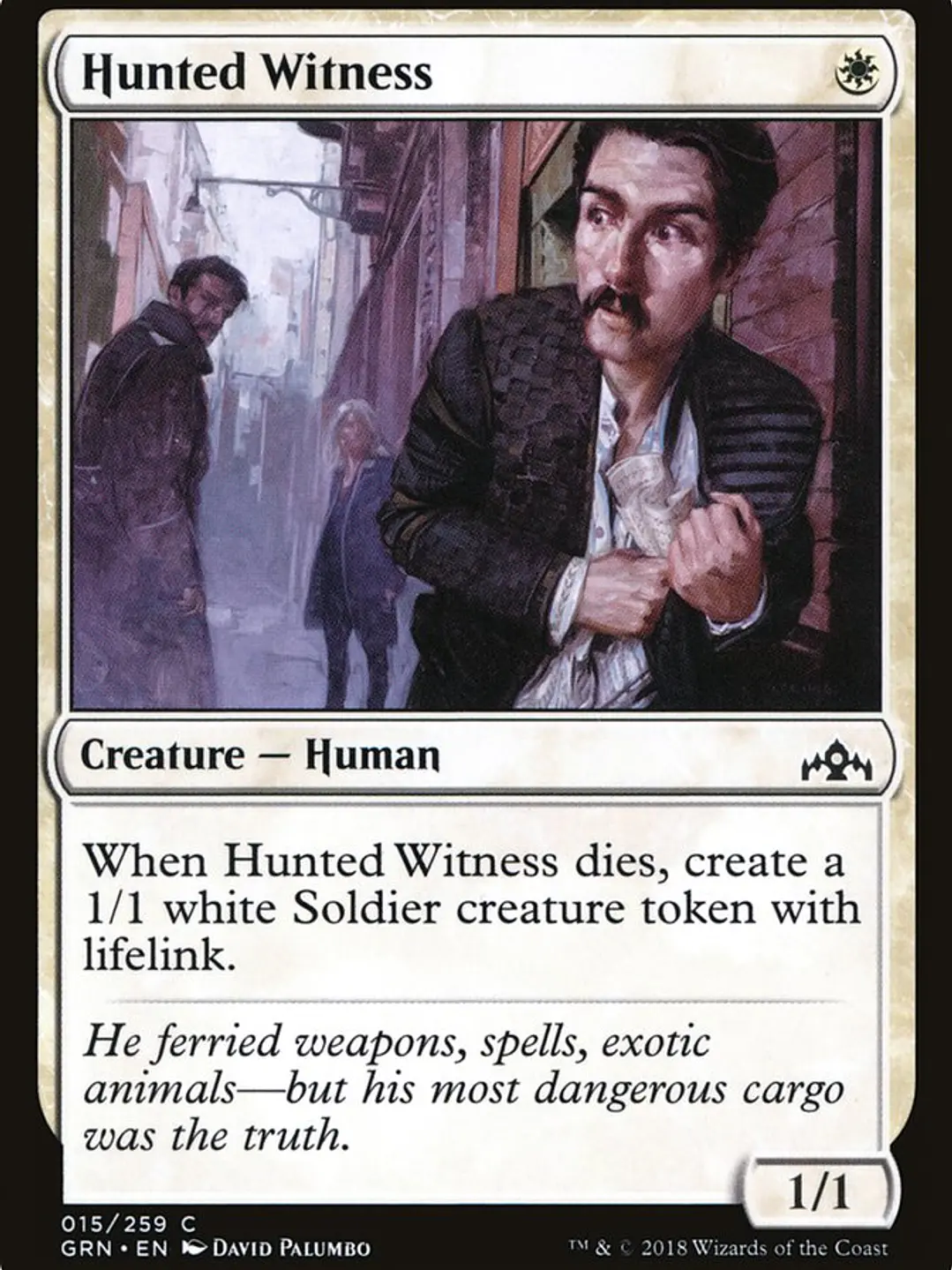 Hunted Witness (Guilds of Ravnica) 1