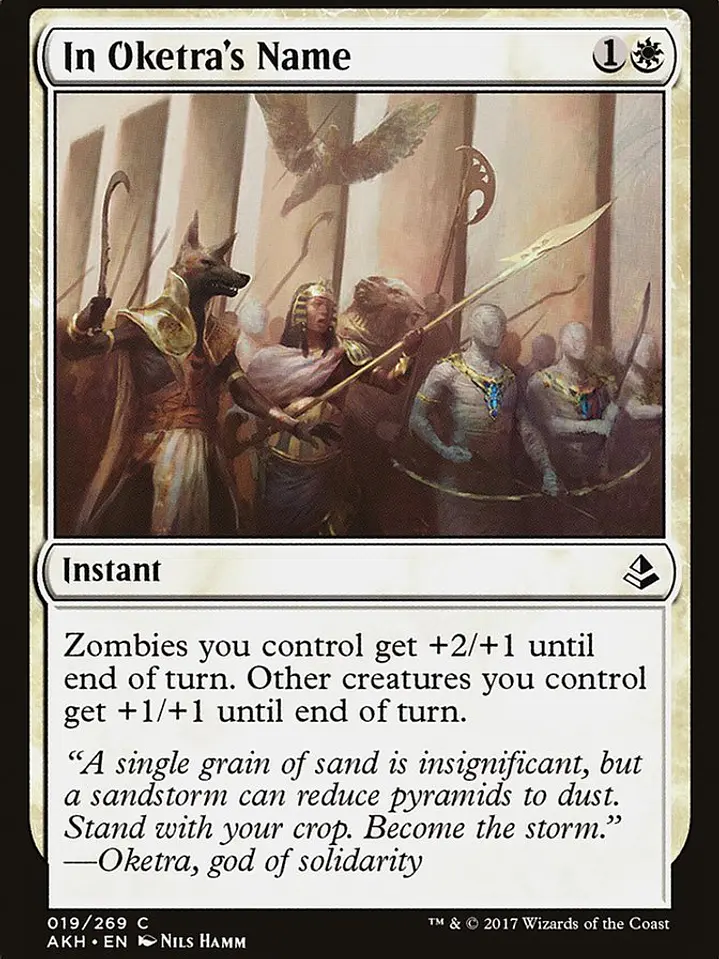 In Oketra's Name (Amonkhet) 1
