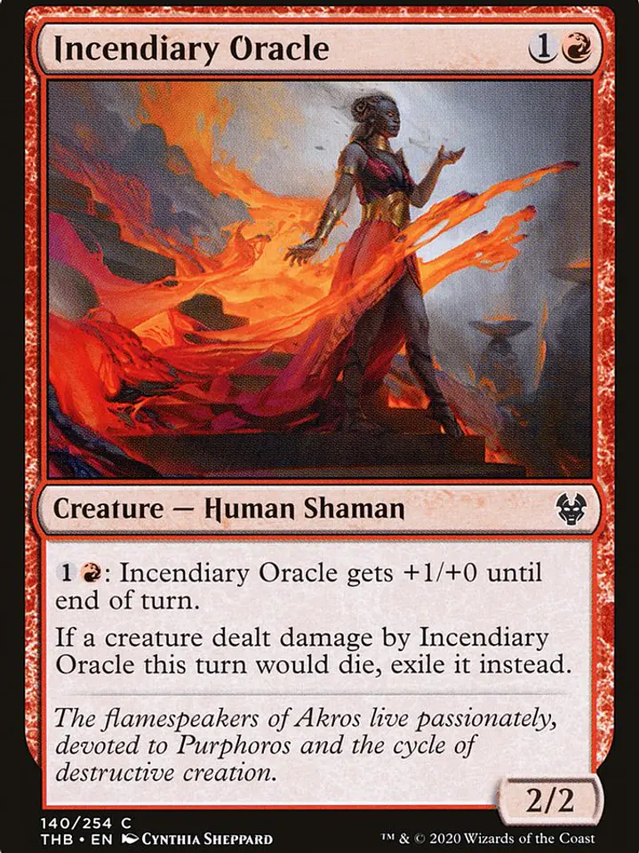 Incendiary Oracle (Theros Beyond Death) 1