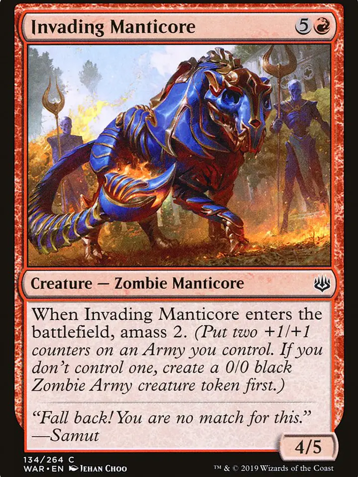 Invading Manticore (War of the Spark) 1