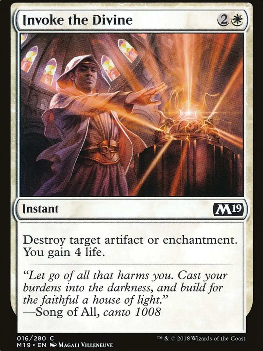 Invoke the Divine (Core Set 2019) 1