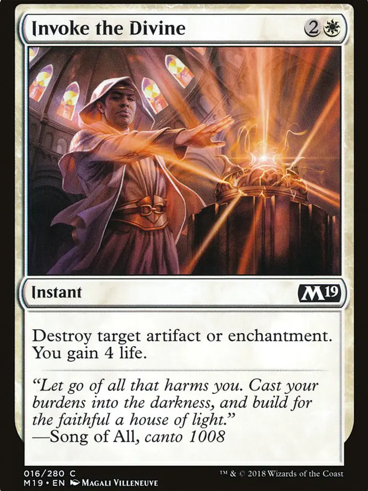 Invoke the Divine (Core Set 2019) 1