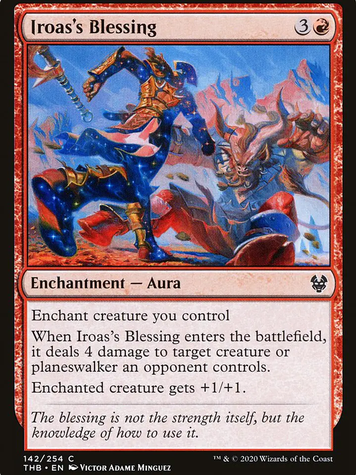 Iroas's Blessing (Theros Beyond Death) 1