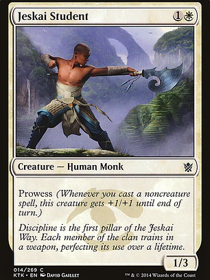 Jeskai Student (Khans of Tarkir)