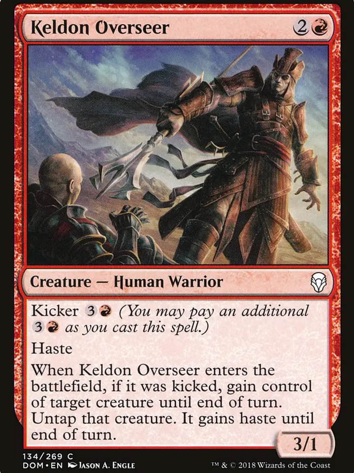 Keldon Overseer (Dominaria) 1