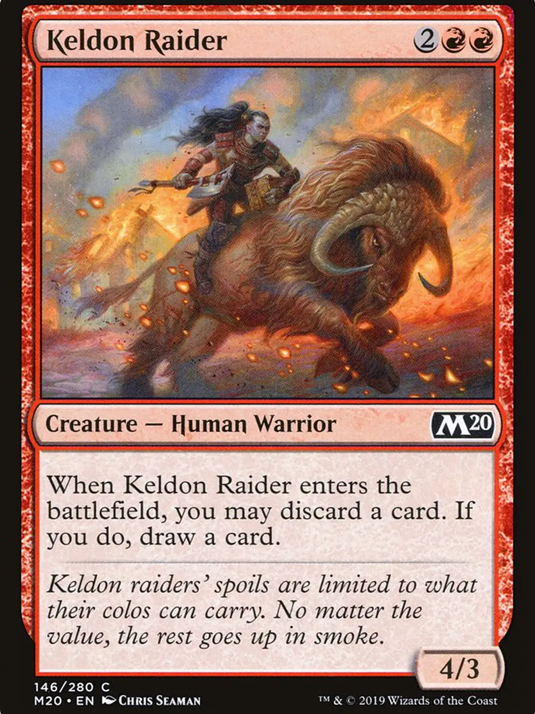 Keldon Raider (Core Set 2020) 1