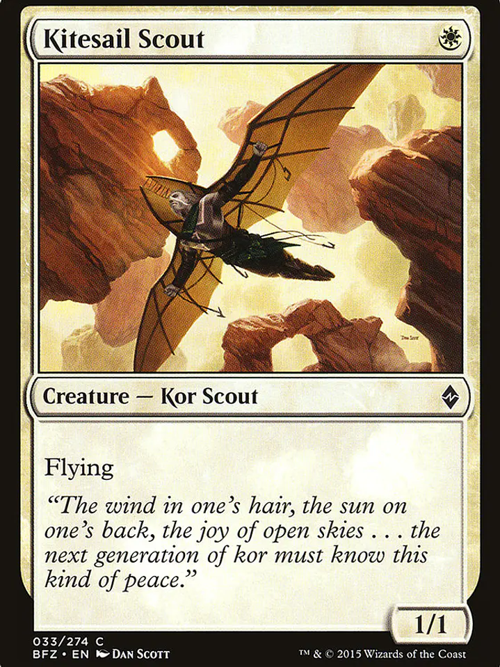 Kitesail Scout (Battle for Zendikar) 1