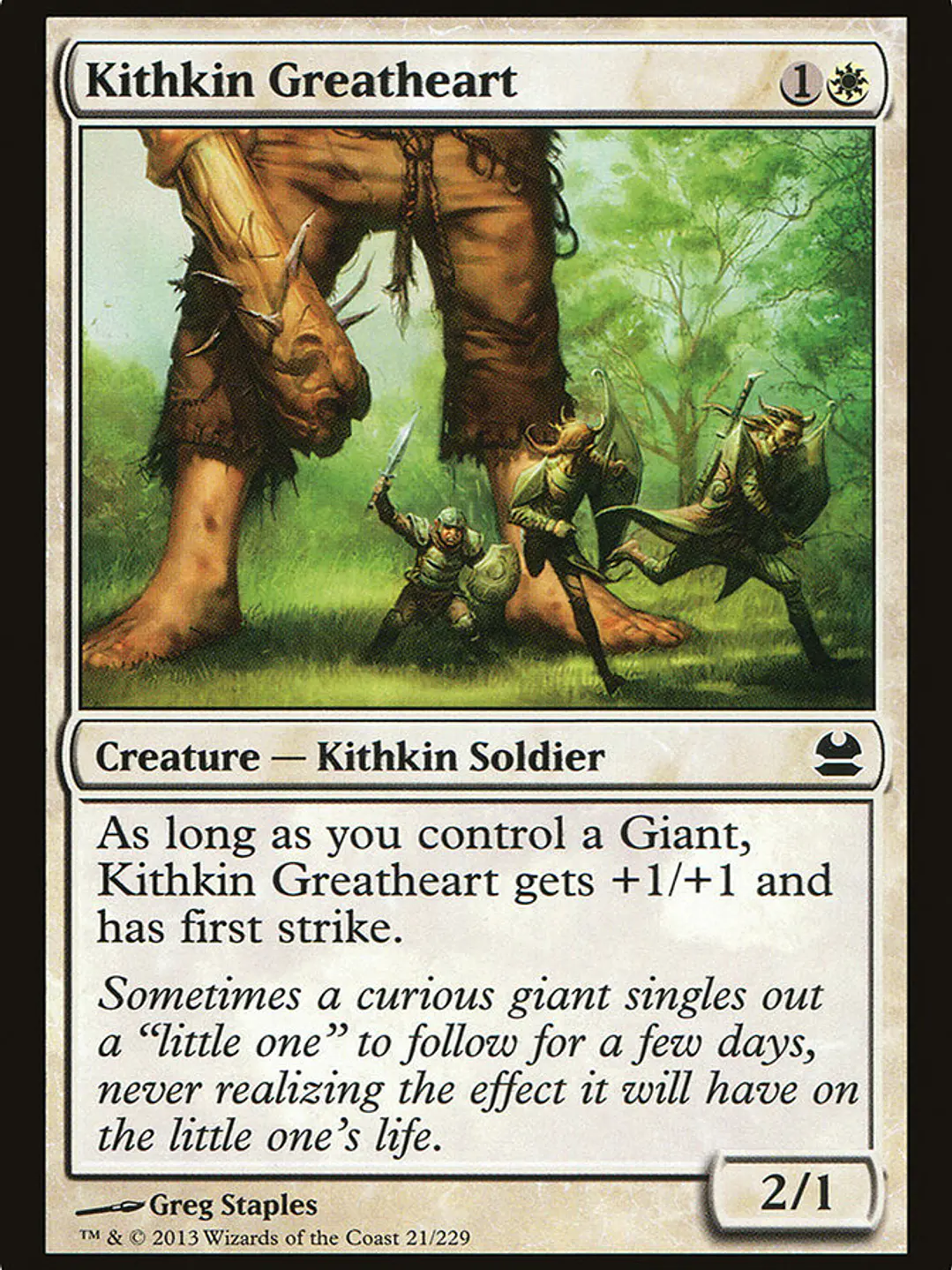 Kithkin Greatheart (Modern Masters) 1