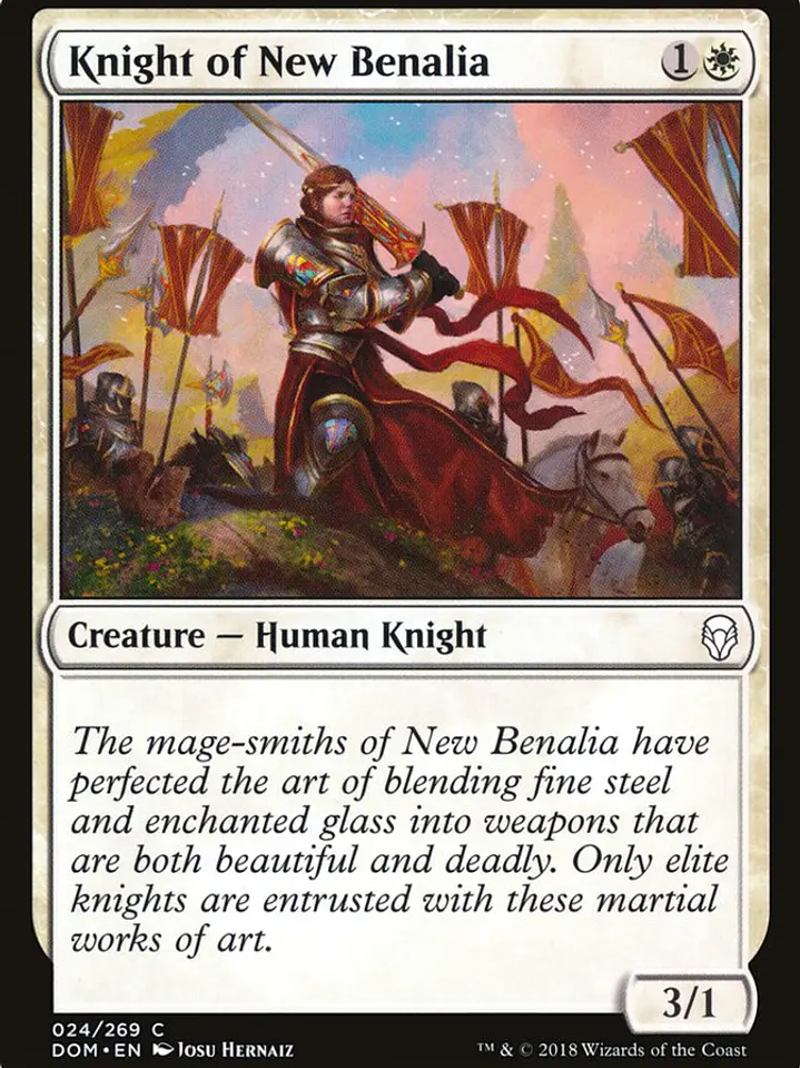 Knight of New Benalia (Dominaria) 1