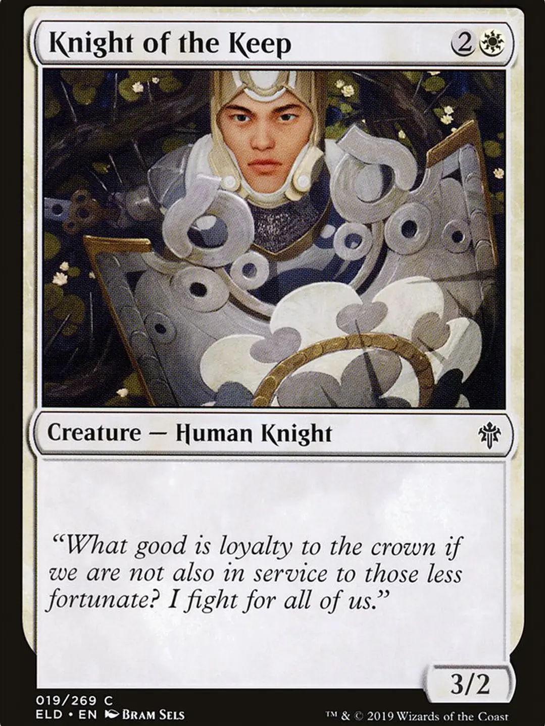 Knight of the Keep (Throne of Eldraine) 1