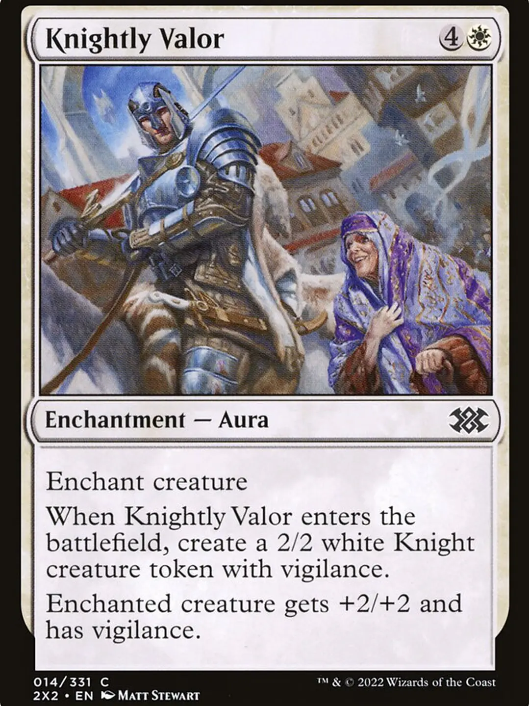 Knightly Valor (Double Masters 2022) 1