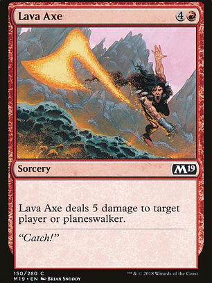 Lava Axe (Core Set 2019)