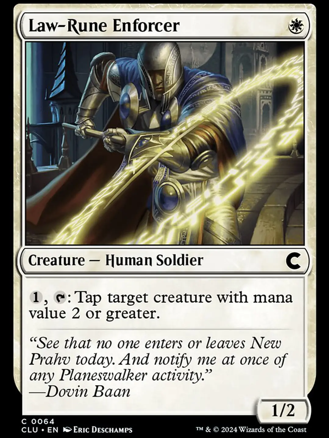Law-Rune Enforcer (Ravnica: Clue Edition) 1