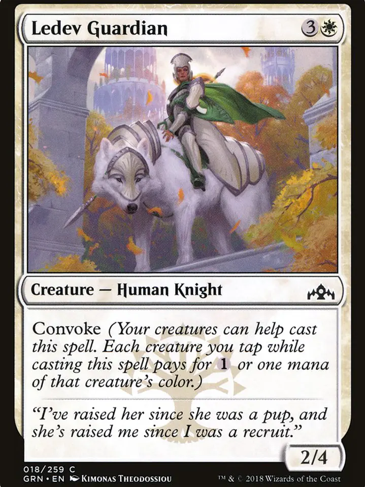 Ledev Guardian (Guilds of Ravnica) 1