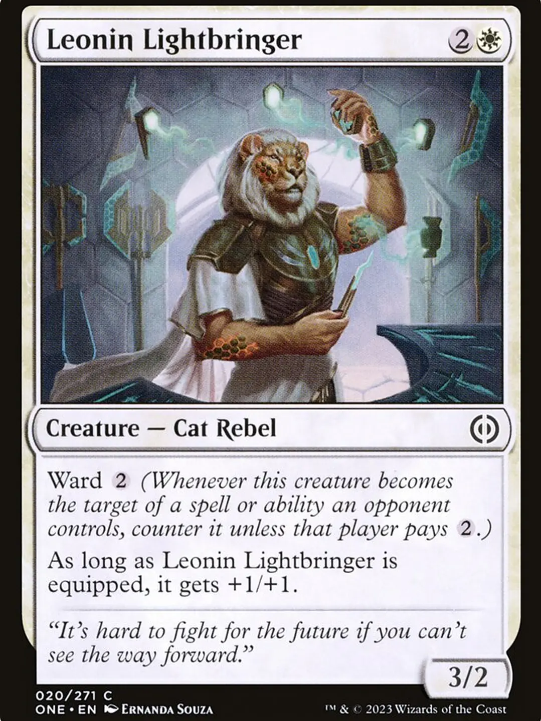 Leonin Lightbringer (Phyrexia: All Will Be One) 1