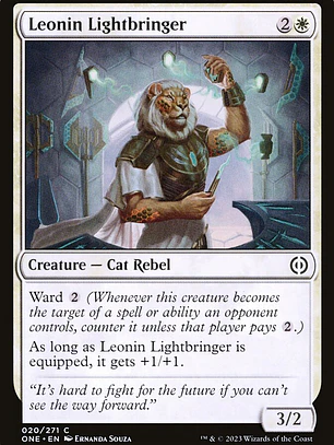 Leonin Lightbringer (Phyrexia: All Will Be One)