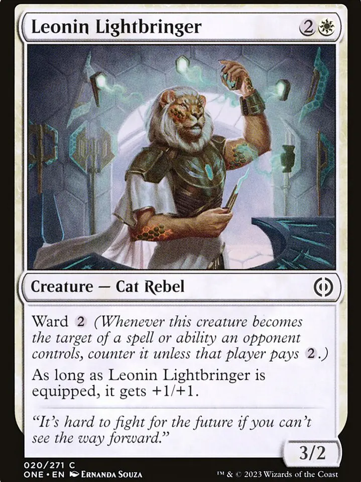 Leonin Lightbringer (Phyrexia: All Will Be One) 1