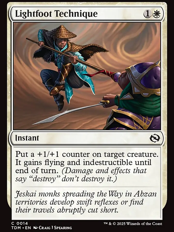 Lightfoot Technique (Tarkir: Dragonstorm) 1