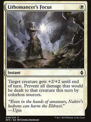 Lithomancer's Focus (Battle for Zendikar)