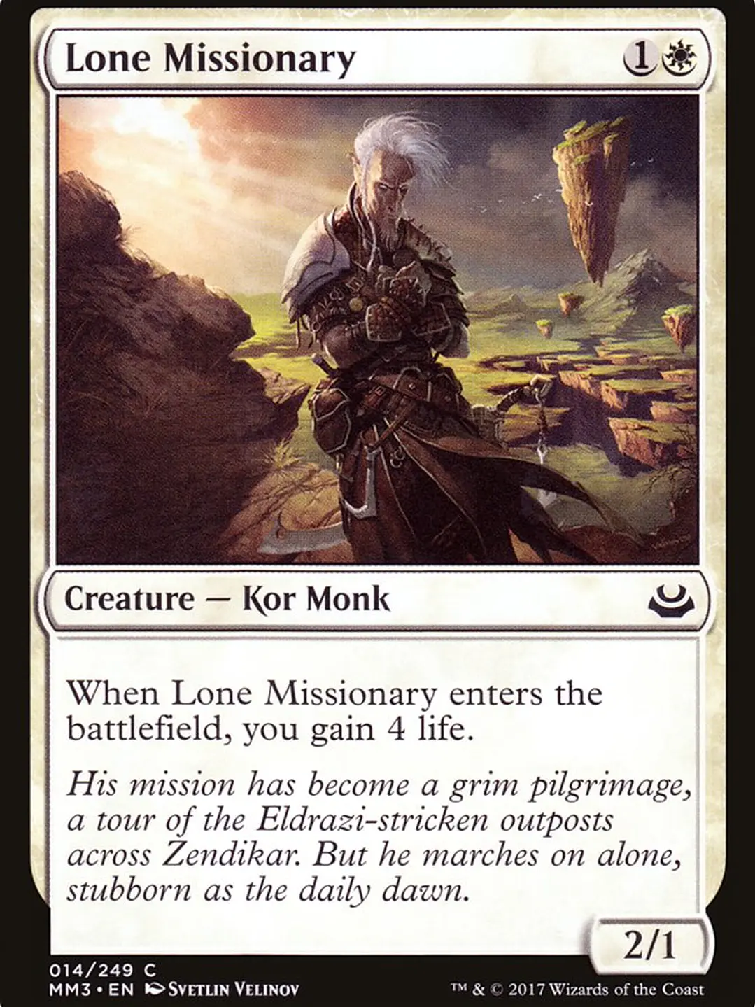 Lone Missionary (Modern Masters 2017) 1