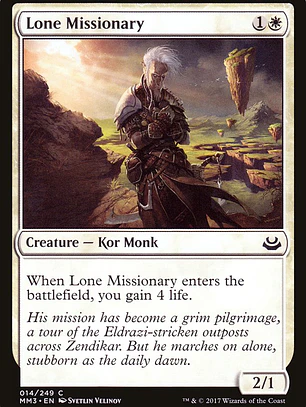 Lone Missionary (Modern Masters 2017)
