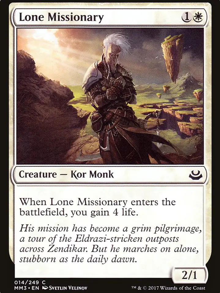 Lone Missionary (Modern Masters 2017) 1