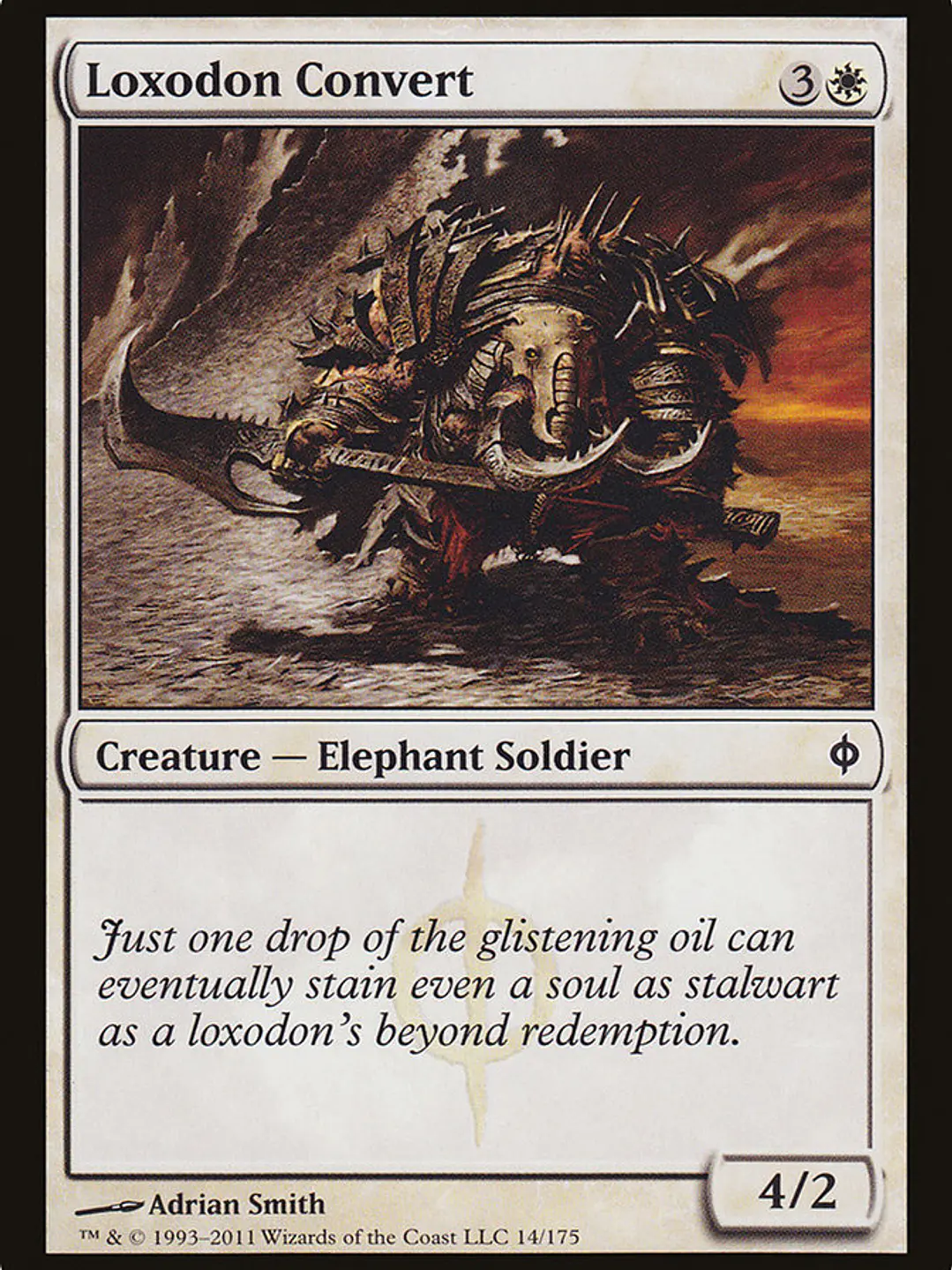 Loxodon Convert (New Phyrexia) 1