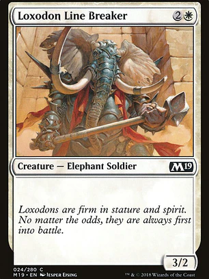 Loxodon Line Breaker (Core Set 2019)