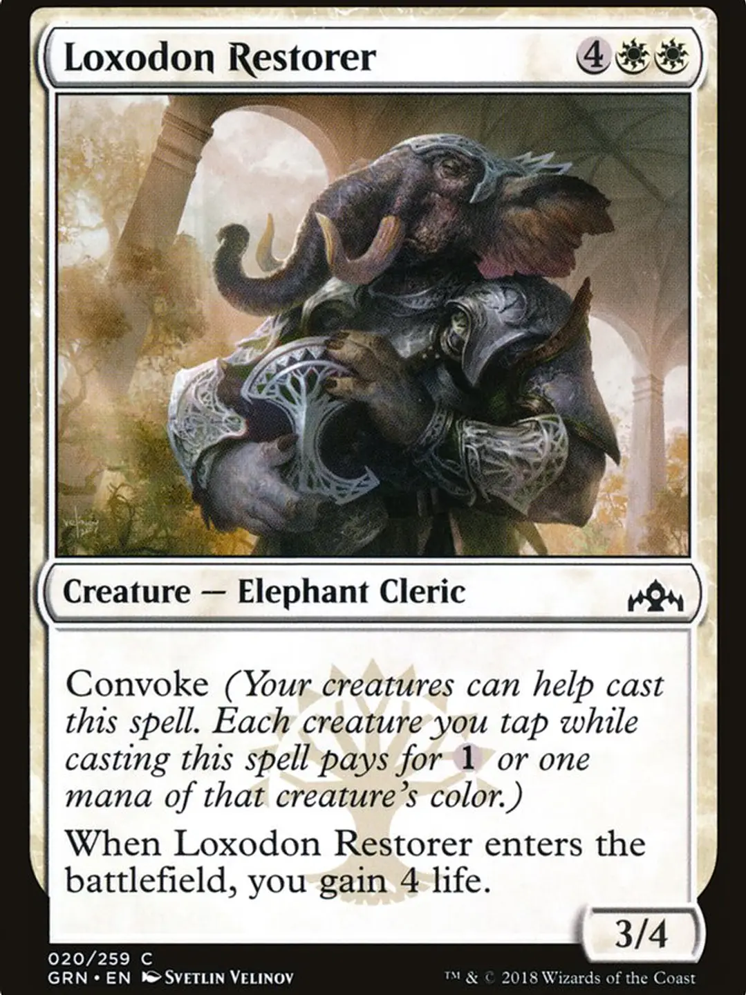 Loxodon Restorer (Guilds of Ravnica) 1