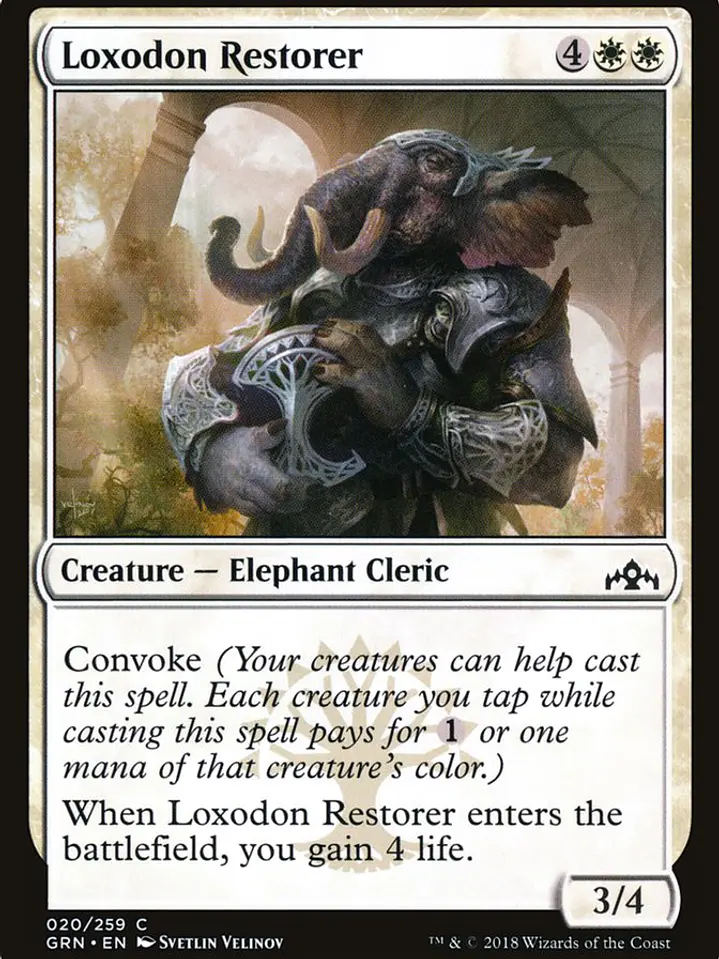 Loxodon Restorer (Guilds of Ravnica) 1