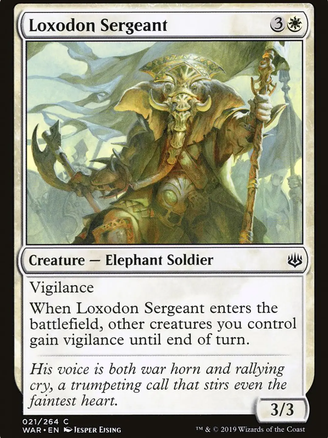 Loxodon Sergeant (War of the Spark) 1