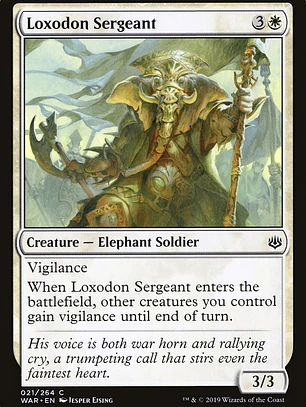 Loxodon Sergeant (War of the Spark)