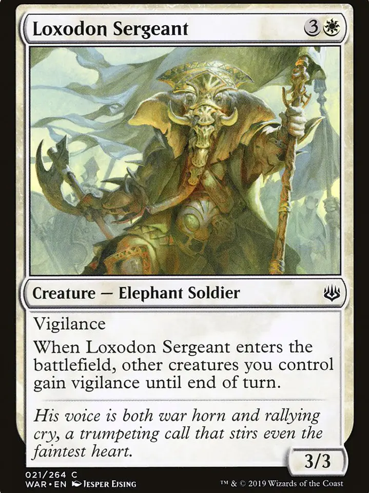 Loxodon Sergeant (War of the Spark) 1