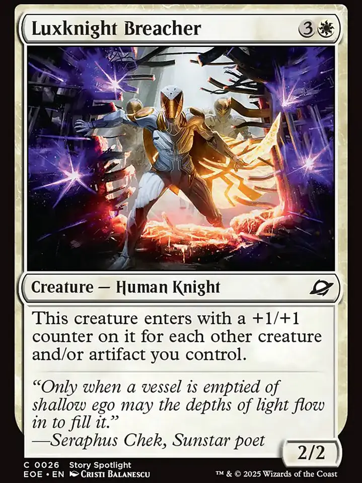 Luxknight Breacher (Edge of Eternities) 1