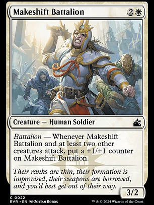 Makeshift Battalion (Ravnica Remastered)