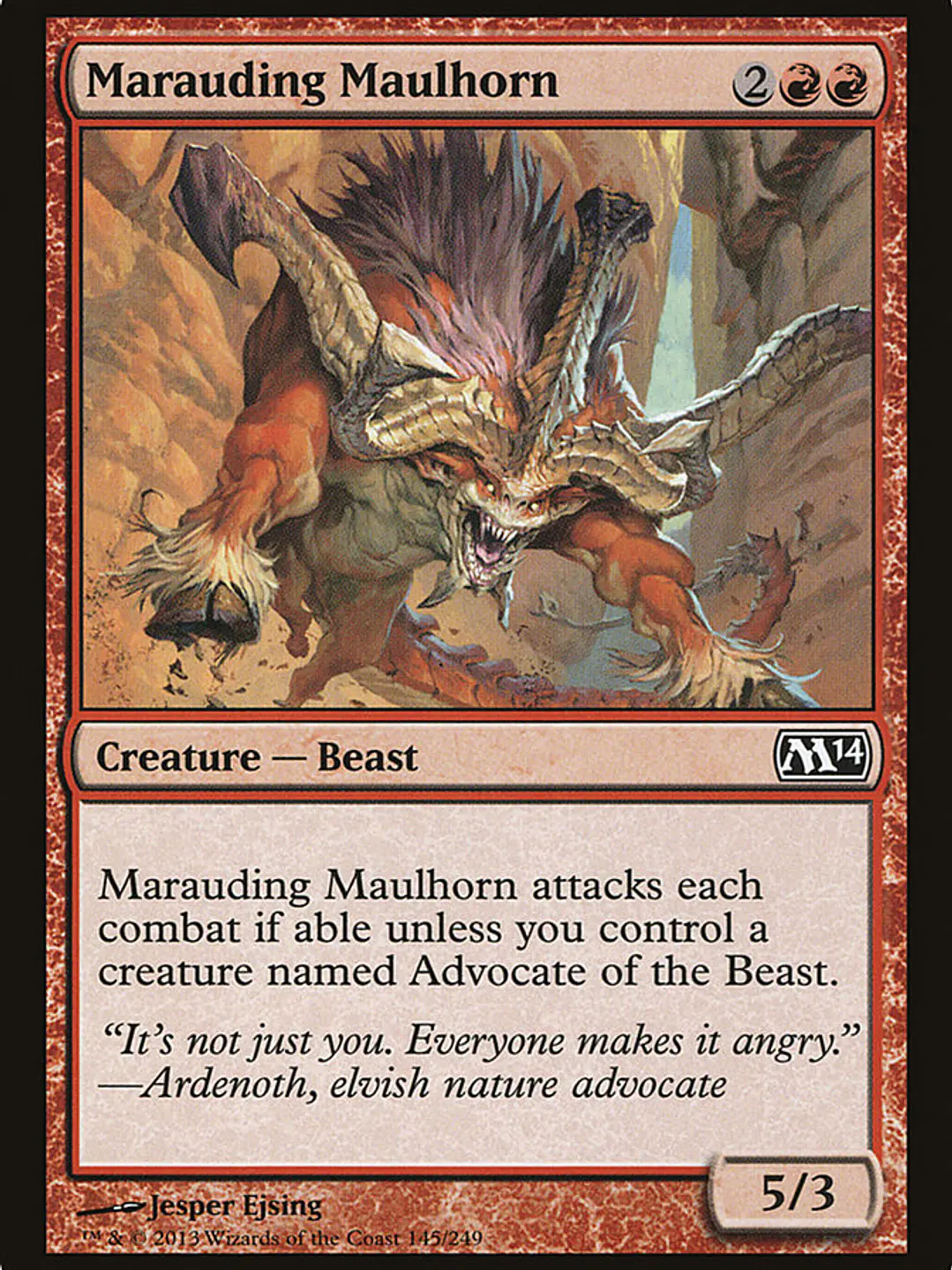 Marauding Maulhorn (Magic 2014) 1