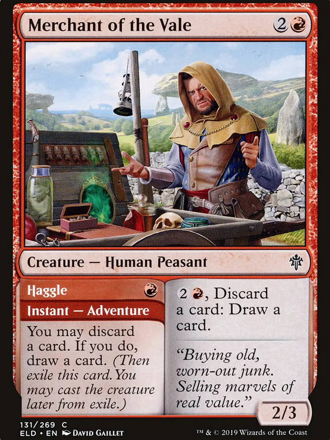 Merchant of the Vale // Haggle (Throne of Eldraine) 1