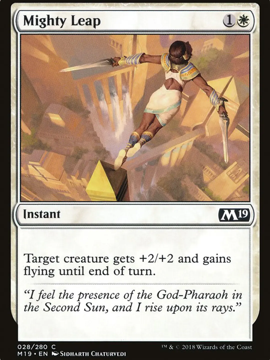 Mighty Leap (Core Set 2019) 1