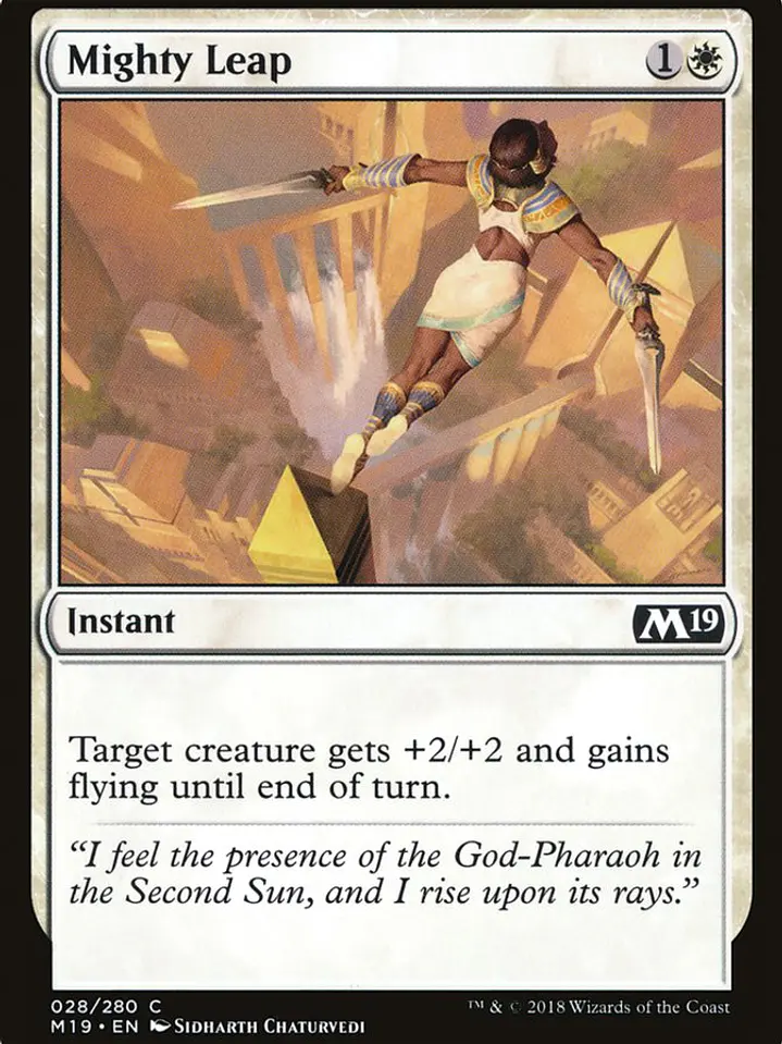 Mighty Leap (Core Set 2019) 1