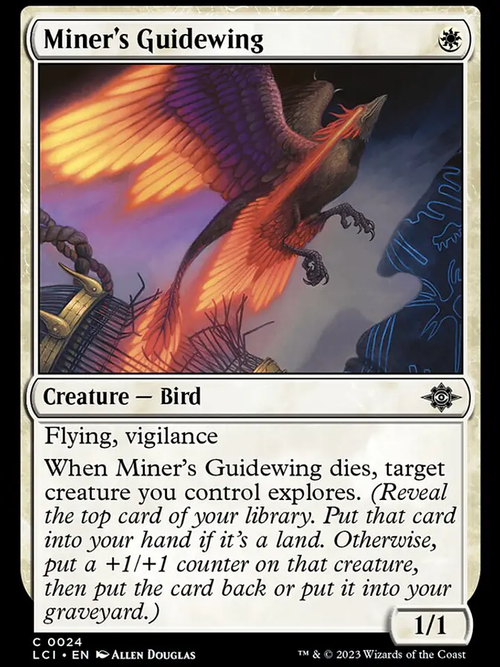 Miner's Guidewing (The Lost Caverns of Ixalan) 1