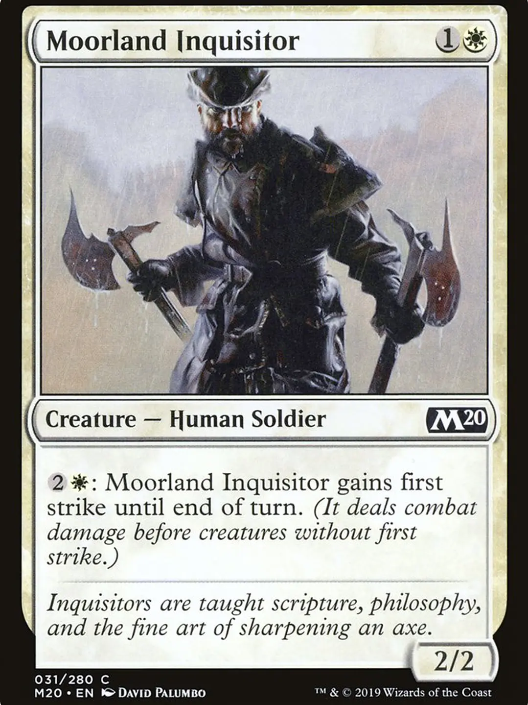 Moorland Inquisitor (Core Set 2020) 1