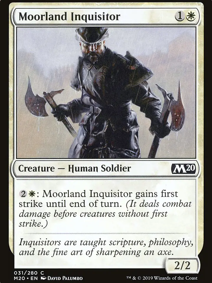 Moorland Inquisitor (Core Set 2020) 1