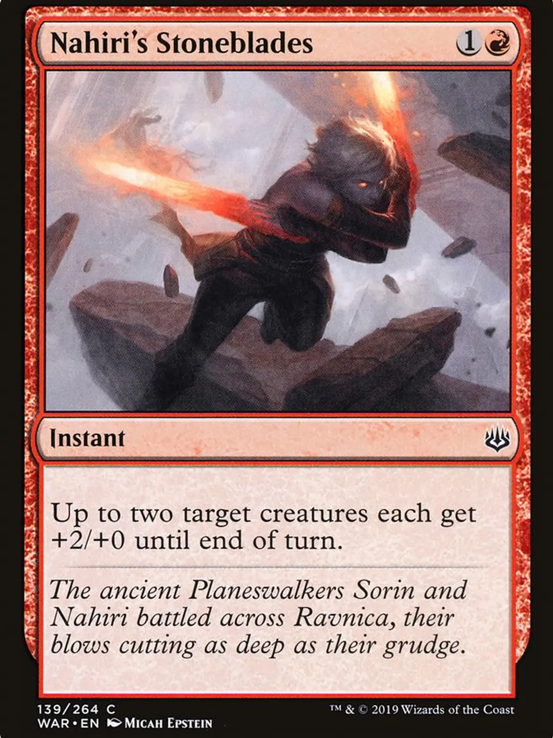Nahiri's Stoneblades (War of the Spark) 1
