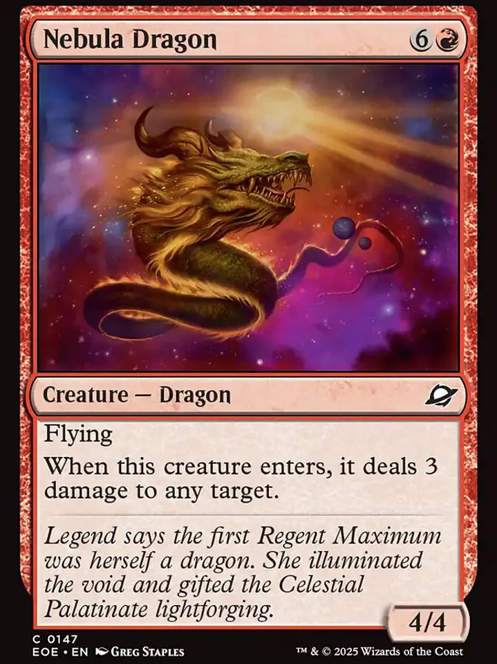 Nebula Dragon (Edge of Eternities) 1