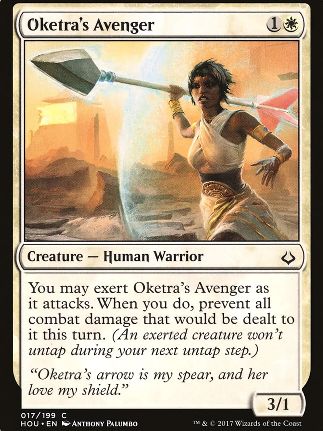 Oketra's Avenger (Hour of Devastation) 1