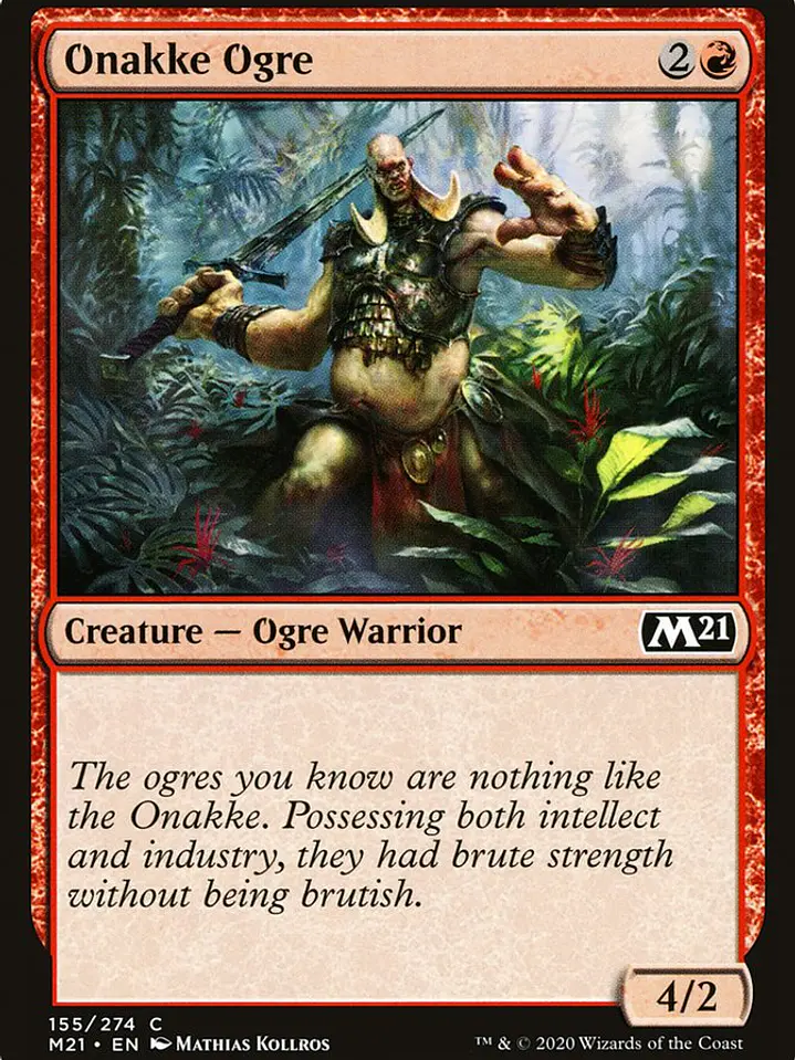 Onakke Ogre (Core Set 2021) 1