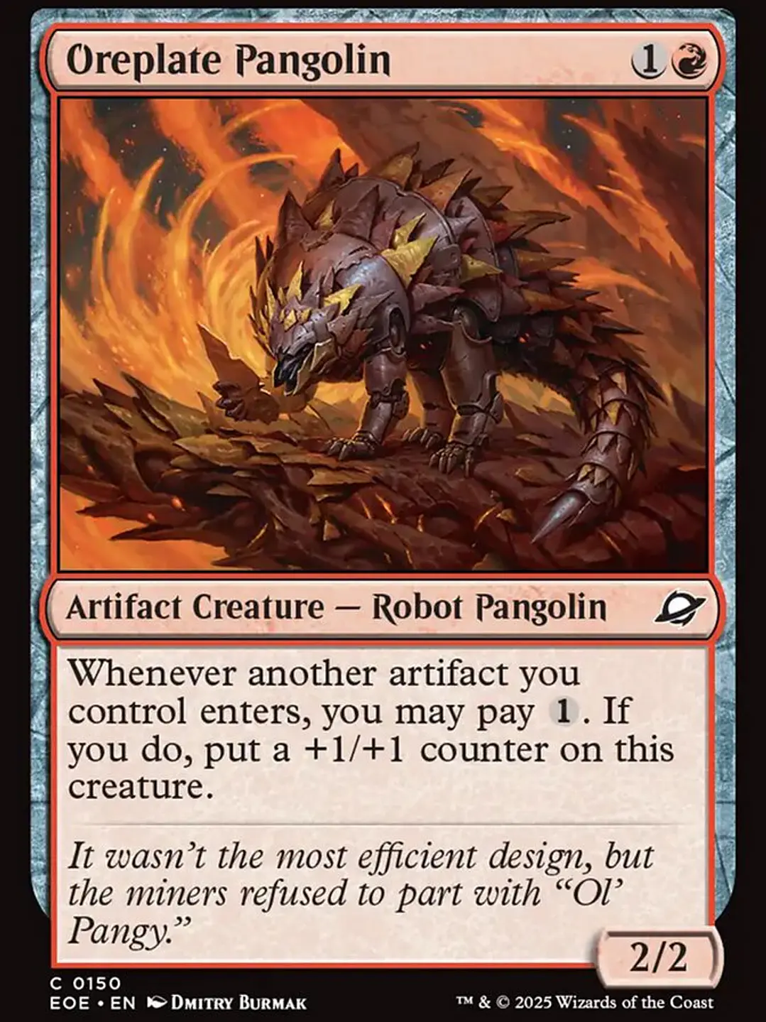 Oreplate Pangolin (Edge of Eternities) 1