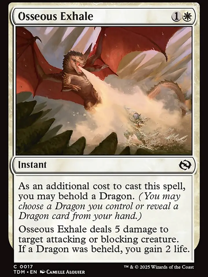 Osseous Exhale (Tarkir: Dragonstorm) 1