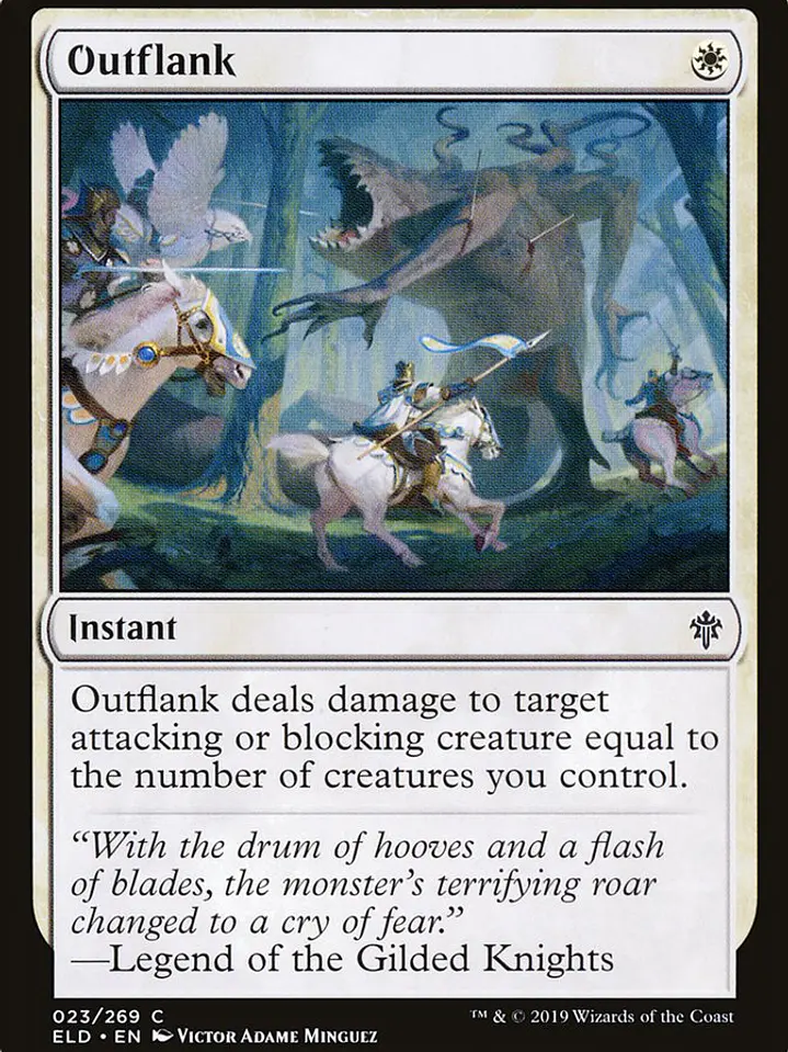 Outflank (Throne of Eldraine) 1